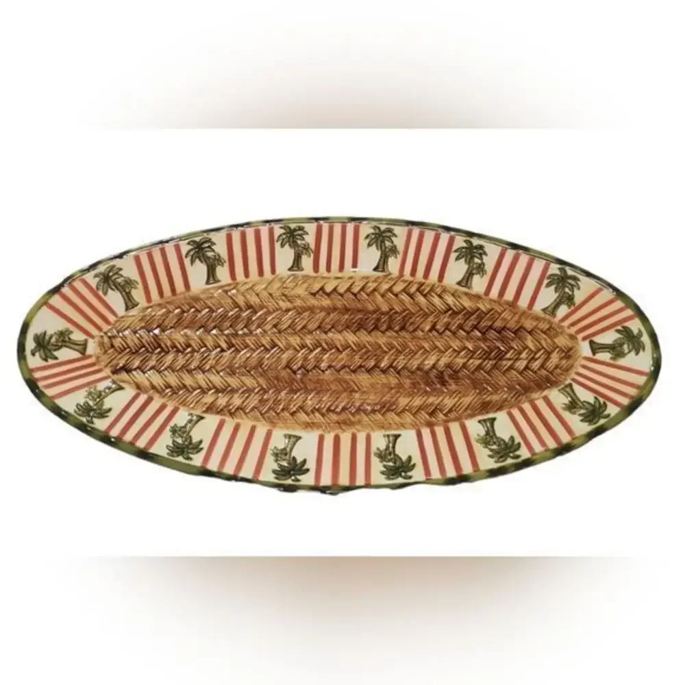 Large Hand Painted Serving Platter